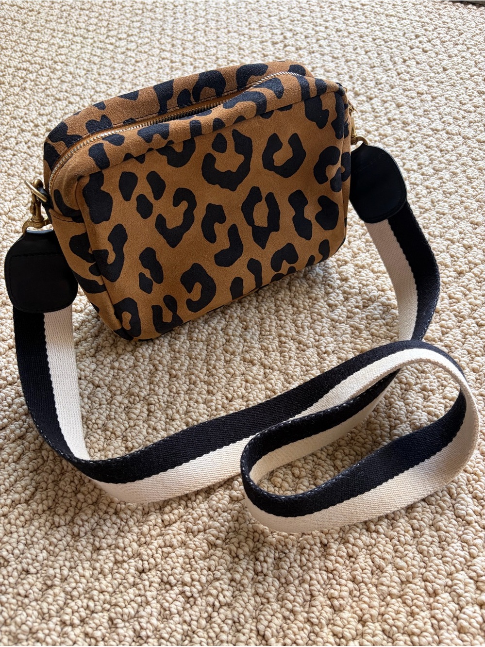 Clare V Midi Sac Leopard